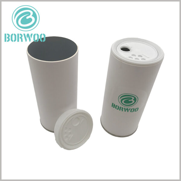 120g salt packaging tube with plastic sifter lid wholesale