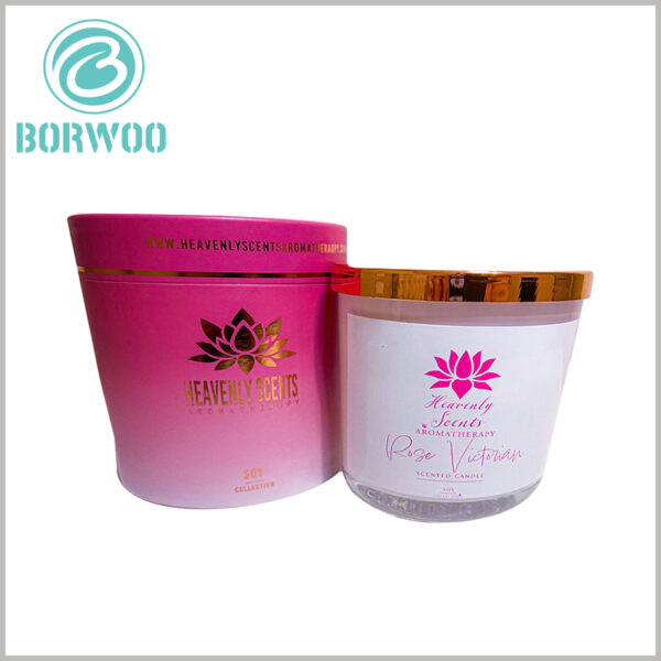 400g candle packaging tube