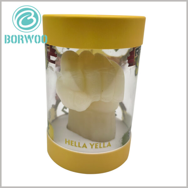 Creative plastic cylinder packaging tubes with eva insert