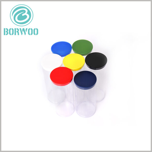 Custom Clear plastic tube packaging boxes wholesale.We can customize clear round boxes of different diameters and heights according to the characteristics of the products.