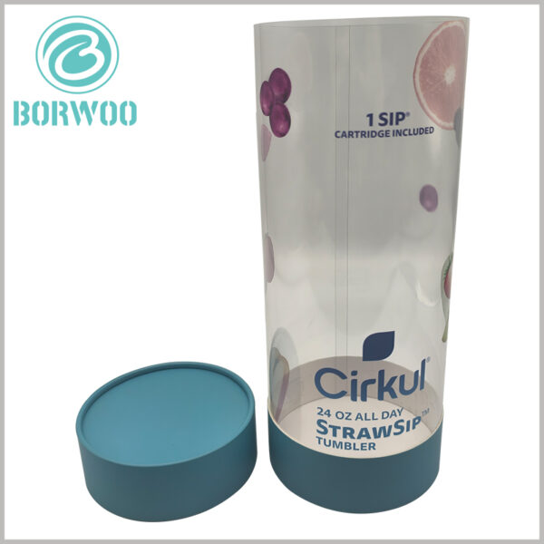 Custom printed plastic tube packaging for bottle