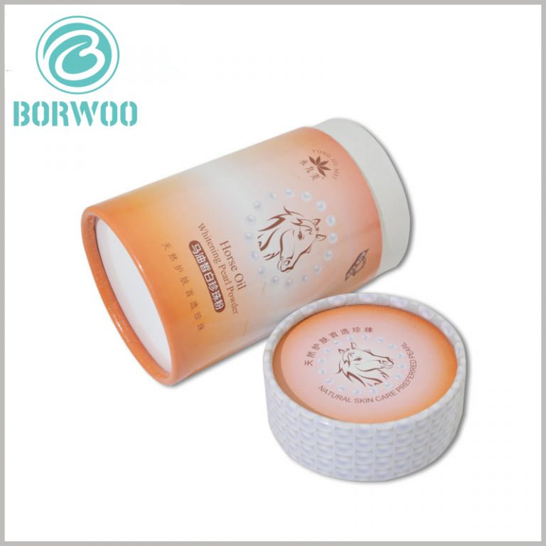 Creative bamboo imitation paper tube for skin care packaging