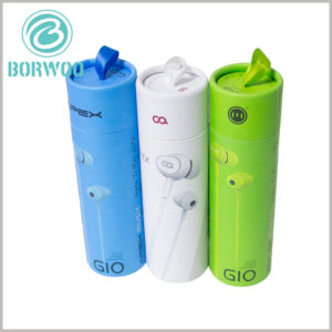 Earplug custom round tube packaging boxes