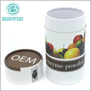 Printed Small cardboard tube boxes packaging for food