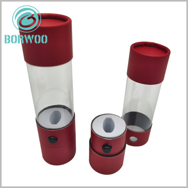 Vape plastic tube packaging with child resistant lock wholesale