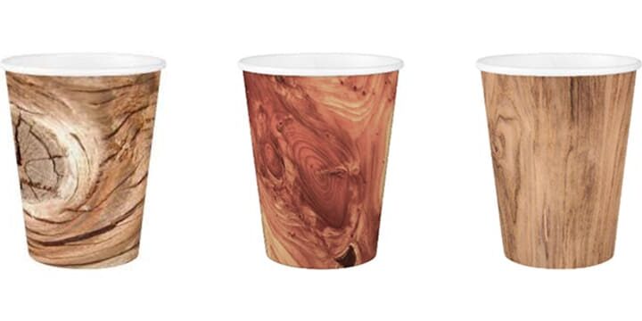 Best natural wood paper cups wholesale, creative wood paper cups are very attractive to consumers