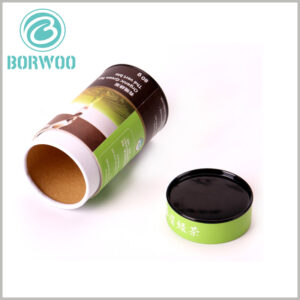 Creative food grade cardboard tubes packaging boxes for tea