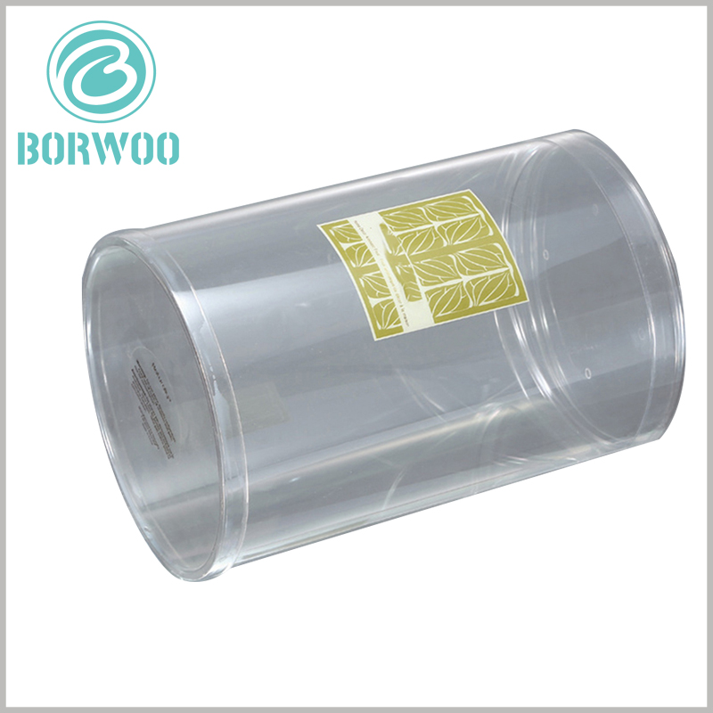 Clear pvc tube packaging for food