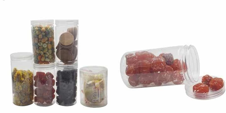 Custom clear plastic tube packaging boxes for food use as freezing packaging