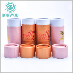 custom paper tube packaging for cosmetics rose essential oil