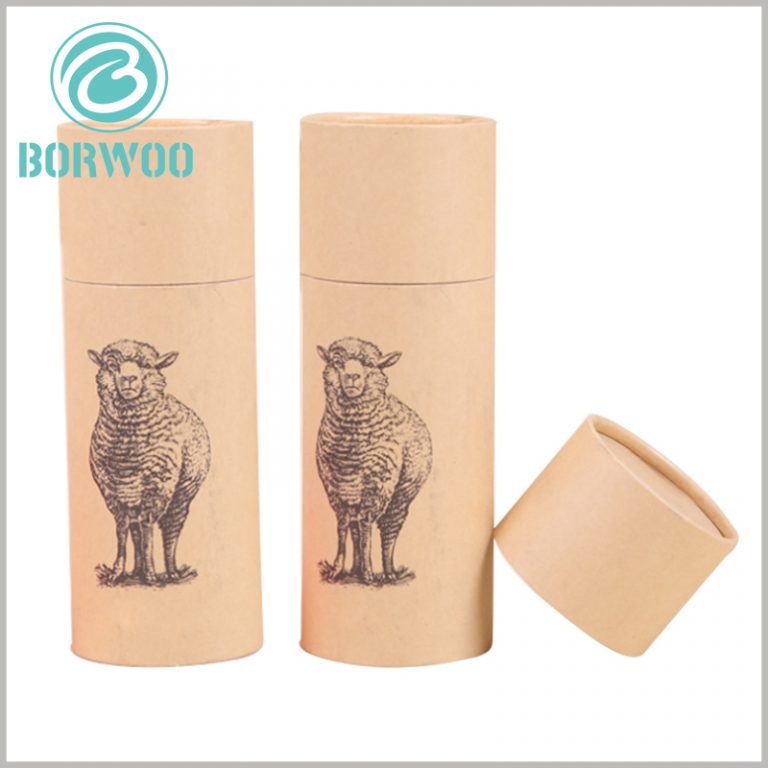 Custom small Kraft paper tube packaging boxes