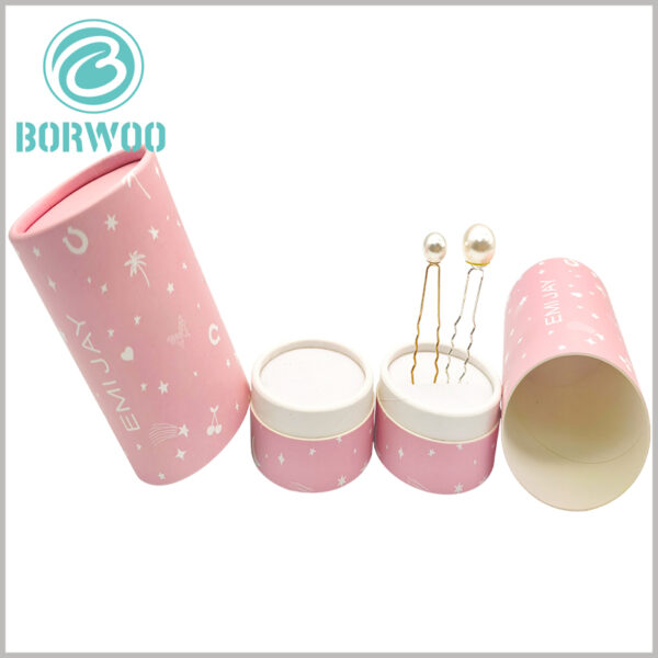 custom wedding hair accessories packaging tube