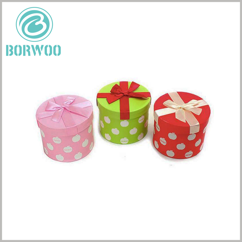 Cute round cardboard gift boxes with lids wholesale | Tube packaging