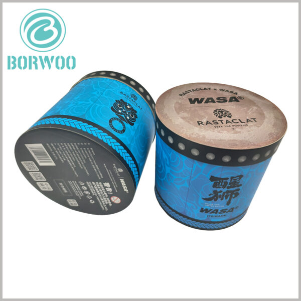 extra large diameter cardboard tubes packaging with flat edge