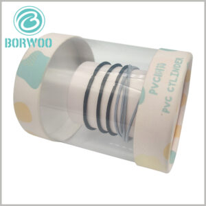 Hair band packaging tube boxes with printed packaging design is very conducive to showcasing product and brand value.