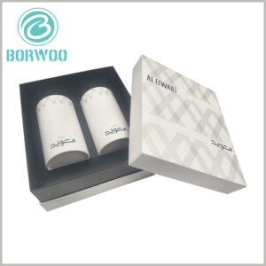 honey jar packaging tube and 2 jar gift box with printed