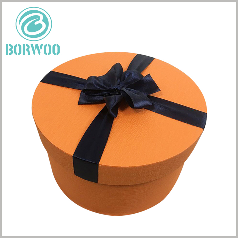 Large cardboard round boxes for gift packaging