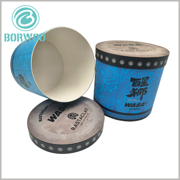 large diameter cardboard tubes packaging with flat edge