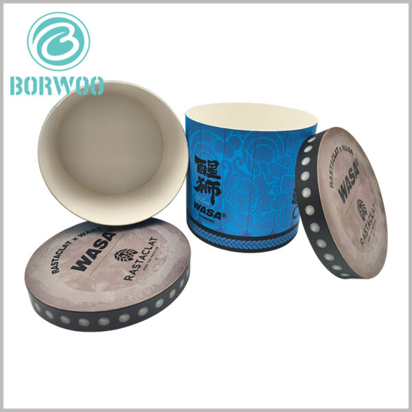 large diameter cardboard tubes packaging with flat edge wholesale