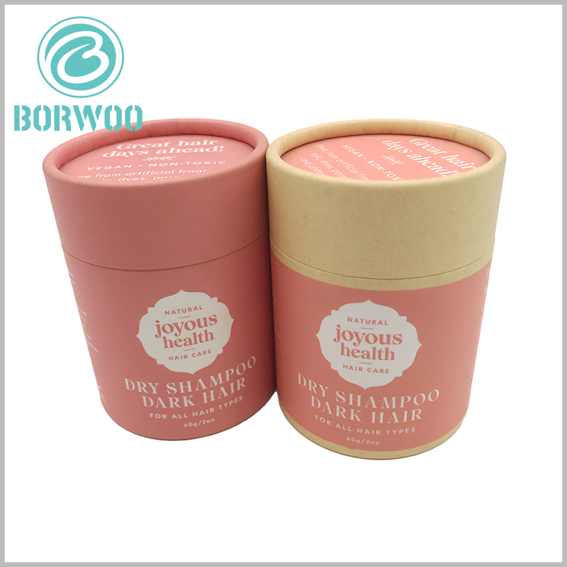 paper tube packaging for dry shampoo powder