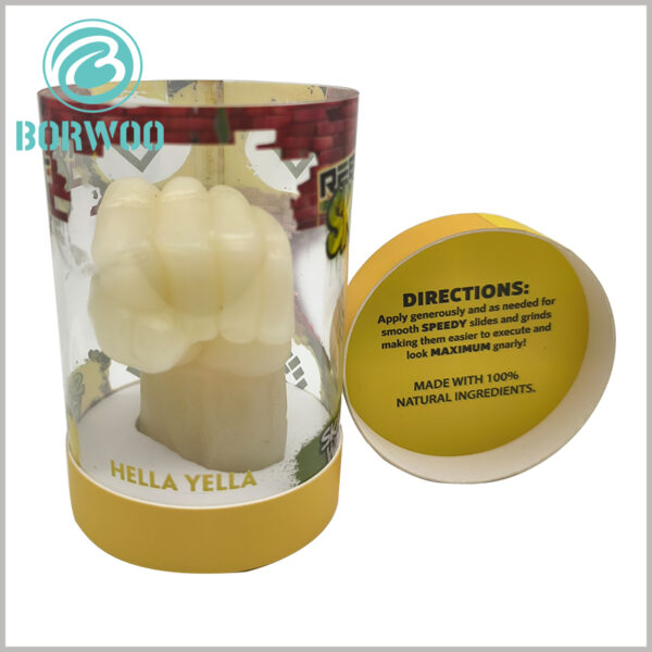 printed plastic cylinder packaging tubes with eva insert