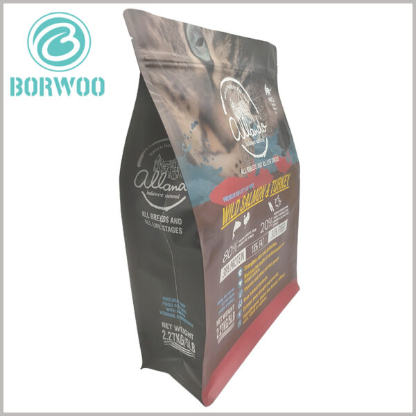 stand up pouches for 2.27kg cat food